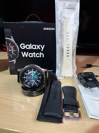 Samsung Galaxy Watch Plata/Negro