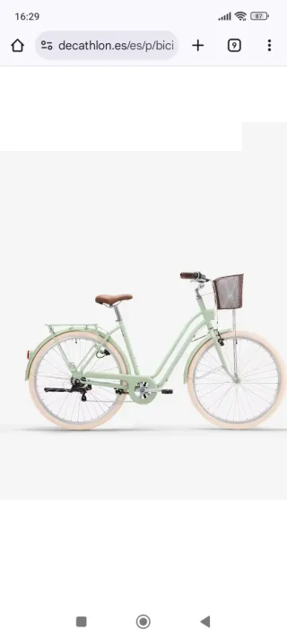 Bicicleta de paseo vintage