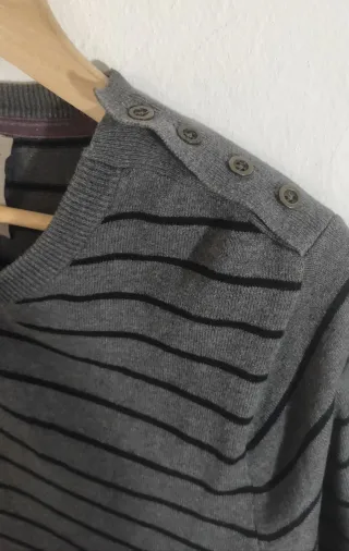 Jersey Cedar Wood State rayas gris T. L