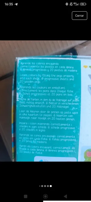 Juego de mesa Goula Baby Color