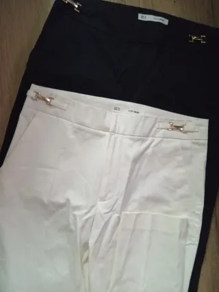 Lote 11 Pantalones Vestir Zara Negros