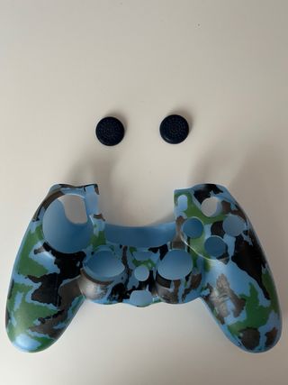 Fundas Camuflaje para Mandos PS4 + 4 Thumb Grips
