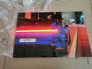 Cuadro Cristal Coche Porsche GT3