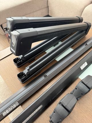 Portaesquís Thule + Barras Techo