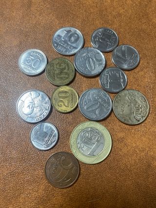 Lote 14 Monedas Brasil