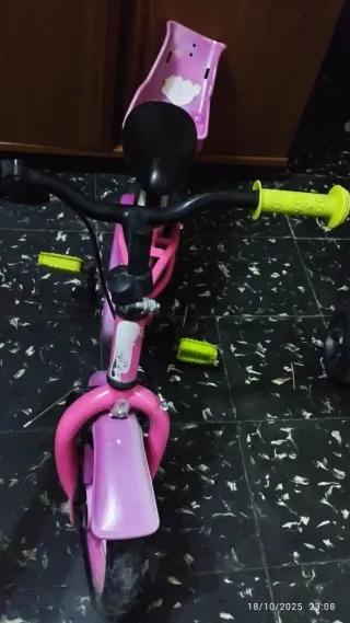 Bicicleta infantil rosa