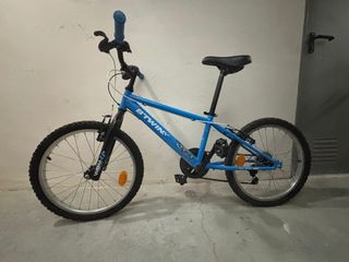 Bicicleta Montaña Junior 22 Btwin Azul