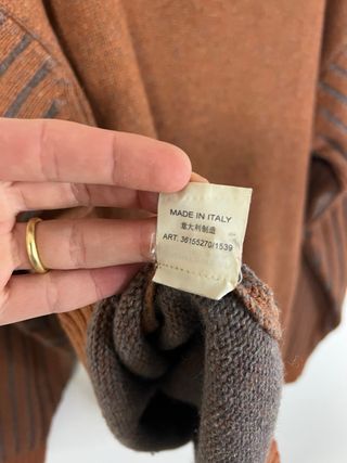 Stone Island Maglione Arancio/Grigio XL