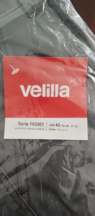 Pantalones de trabajo Velilla grises