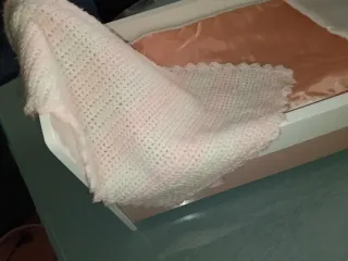 Cuna de muñeca 52x29cm con cajón