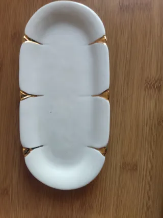 MANISES PEQUEÑA BANDEJA TOCADOR CERÁMICA