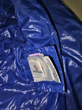 Moncler Giubino Blu Taglia S