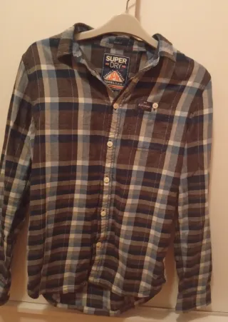 Camisa de cuadros Superdry nueva