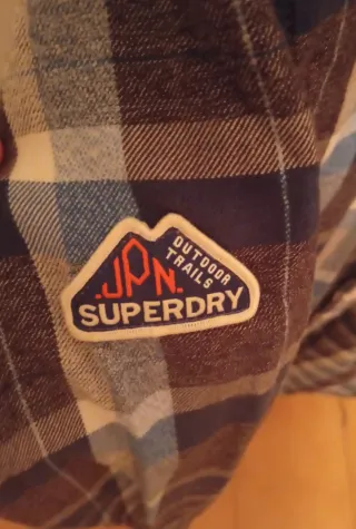 Camisa de cuadros Superdry nueva