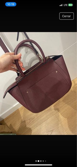 Bolso Zara Burdeos