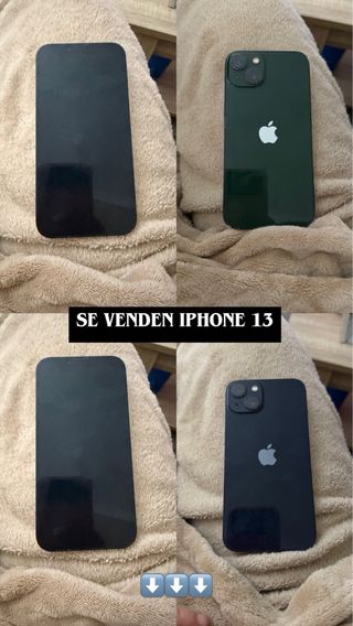 iPhone 13 Azul y Verde