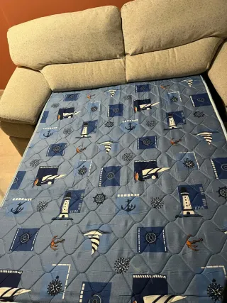 Sofá cama 2 plazas tela