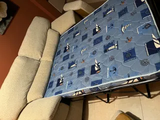 Sofá cama 2 plazas tela