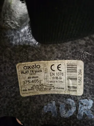 Patines en línea Oxelo negros y rojos 35-38