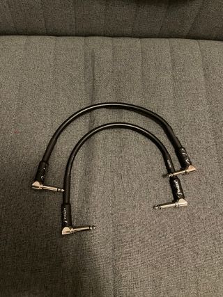 2 Cables de parcheo fender de 30cm
