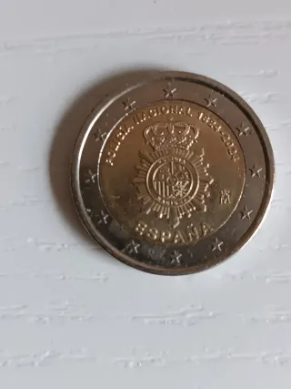 MONEDA DE 2 EUROS POLICIA NACIONAL CNP 1824-2024