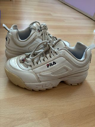 Zapatillas Fila Talla 35 Blancas