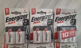 Pilas Energizer MAX C y D