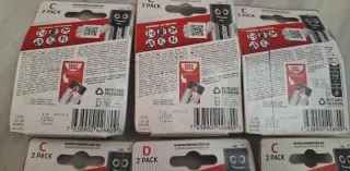 Pilas Energizer MAX C y D
