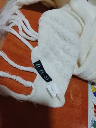 Bufanda N.N.S. Blanca Mujer