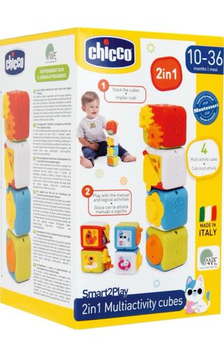 Cubos sensoriales para bebé