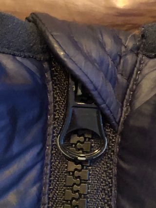 Plumas chica azul y beige