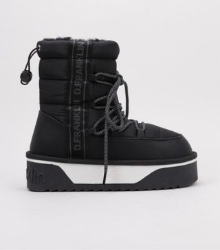 Botas de nieve D.Franklin negras y blancas