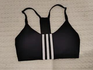 Top Deportivo Adidas Azul y Blanco S/XS