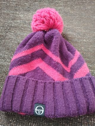 Berretto con pon pon Taglia Unica Sergio Tacchini