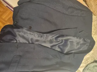 Traje de hombre azul