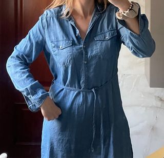 Vestido vaquero manga larga talla L