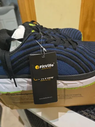 Zapatillas deportivas FitVille azules y verdes