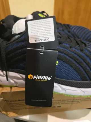 Zapatillas deportivas FitVille azules y verdes