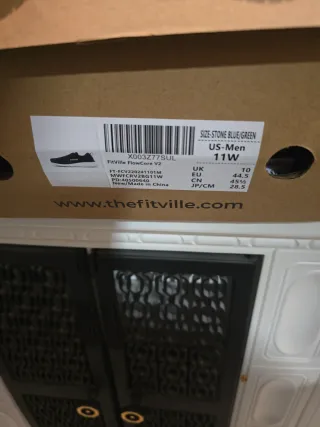 Zapatillas deportivas FitVille azules y verdes