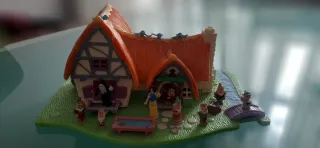 Casa Polly Pocket Blancanieves y 7 Enanitos