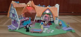 Casa Polly Pocket Blancanieves y 7 Enanitos
