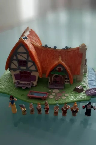 Casa Polly Pocket Blancanieves y 7 Enanitos