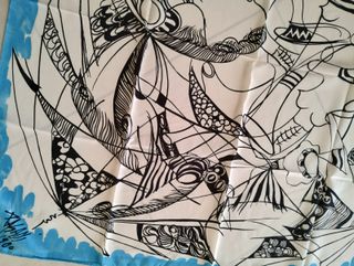 Foulard Seta Pagani 1980 - Nuovo