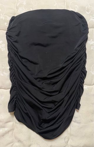 Camiseta Fiesta Negra Drapeada