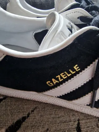 Zapatillas Adidas Gazelle Mujer Negras