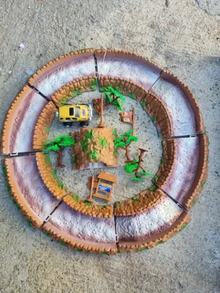 Pista gioco auto con accessori