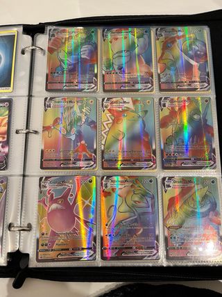 Álbum de cartas Pokémon cremallera +500