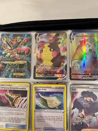 Álbum de cartas Pokémon cremallera +500
