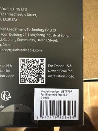 Protettore schermo per iPhone 16 Pro 6.3 2-Pack