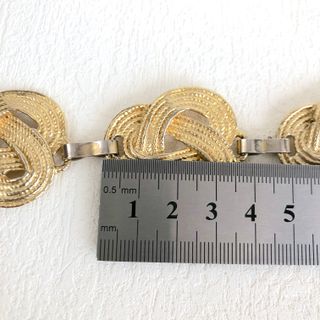 Cintura catena vintage anni '70 nodo oro